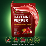 Cayenne Pepper 12-in-1 Advanced Botanical Formula, 240 Softgels